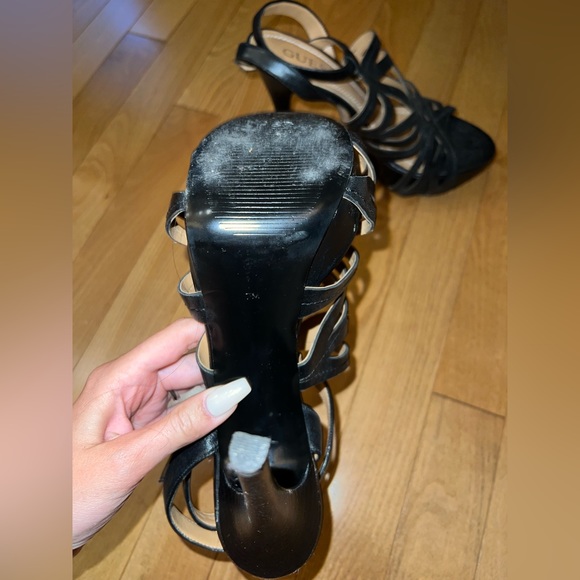 Strappy Platform Guess Pumps - Picture 2 of 2